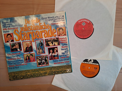 Die große volkstümliche Starparade. Doppel LP. Telefunken/Marcato Stereo
