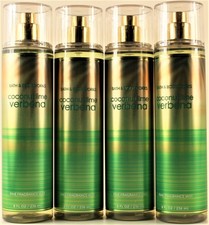 QTY 4 Bath  Body Works COCONUT LIME VERBENA Fine Fragrance Body Mist Spray 8 Oz