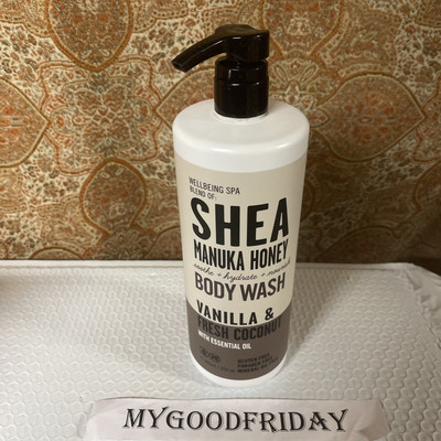 Shea & Manuka Honey Vanilla & Fresh Coconut Body Wash 32 fl oz