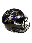 Ravens Ray Lewis Signed Full Size Speed Rep Helmet BAS Witnessed