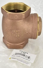2" Smith Cooper International 0173 9191N / Dixon SWCV200 Brass Swing Check Valve