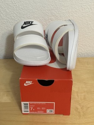 Size 7Y (GS) - Nike Kawa Slide White (819352-001)