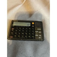 Vintage 1989 Casio Data-cal Made In JAPAN DC-1000 BK Calculator Rare