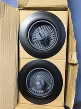 kitchen sink strainers and stoppers, designed to fit standard 3.5-inch drains.