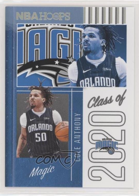 2020-21 Panini NBA Hoops Class of 2020 Winter Cole Anthony #4 Rookie RC 0b6b