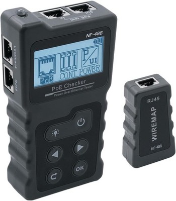 Mcbazel Netzwerk RJ45 Tester mit LCD Display, Netzwerk Kabeltester mit