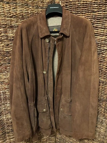 Loro Piana Safari Suede/Field Hunting Jacket. $5k New 2XL Very Rare Size - product listing photo