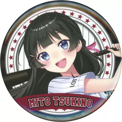 Adult Collectible Can Badge Mito Tsukino Rakuten Pacific League Collection