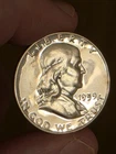 1959 Franklin Half SILVER GEM  PROOF / ALL THE 3-D MIRRORS IN A  SILVER  PROOF