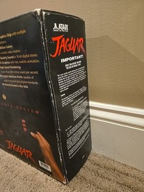 Atari Jaguar System Console Complete in Box 64 Bit W/Cybermorph Game, Manuals