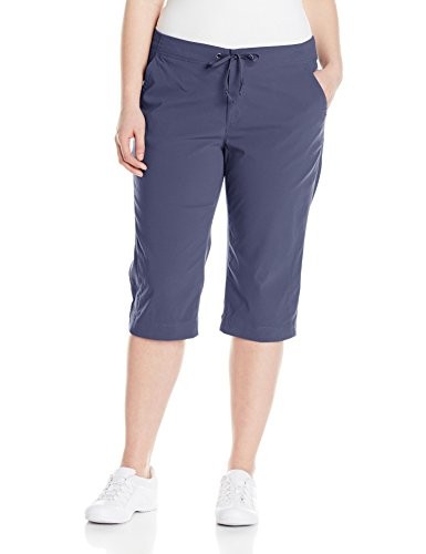 Columbia Womens Regular fit Casual Capri Pants 16W Blue Solid - Imagen 2 de 2
