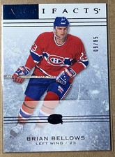2014-15 Artifacts Sapphire Brian Bellows #57 SN: 09/85 Montreal Canadiens