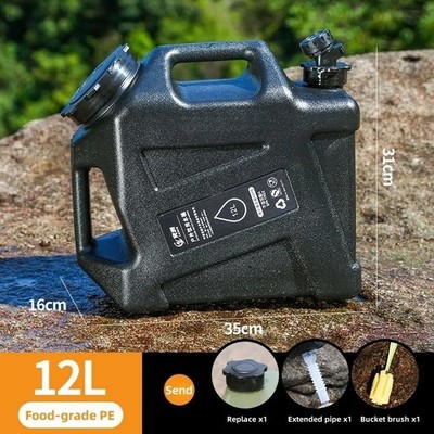Camping Wandern Wasserhahn Carry Tank Behälter Aufbewahrung 12L Trinkflasche Eimer
