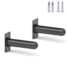 SYL Fitness Wall Mounted Weight Plate Holder, Fit 2 inch 2" Plates  2 pack  