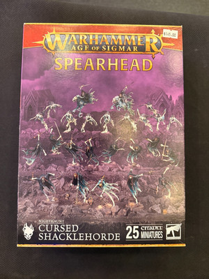 Warhammer Age of Sigmar: Nighthaunt Cursed Shacklehoard Spearhead - New & Sealed