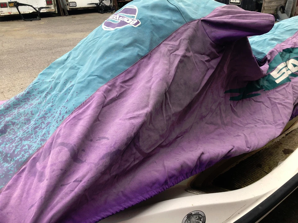 1996-1998 Sea-Doo GSX OEM Purple/Teal Vintage Jetski PWC Storage Cover - Image 2 of 4
