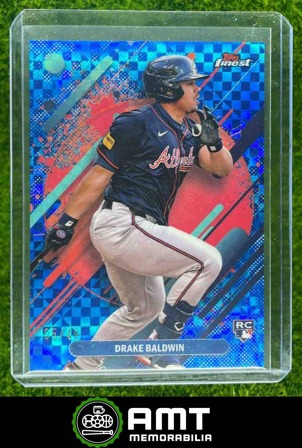 Drake Baldwin RC 2025 Topps Finest Blue X-Fractor 5/49 Rare Atlanta Braves #287