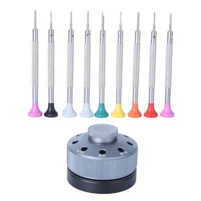 Premium Watch Screwdriver Set with Base Perfect for Electronics & Watch Repair