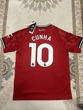Manchester United #10 Cunha 25/26 Home Jersey Brand New With Tags Size Men’s M
