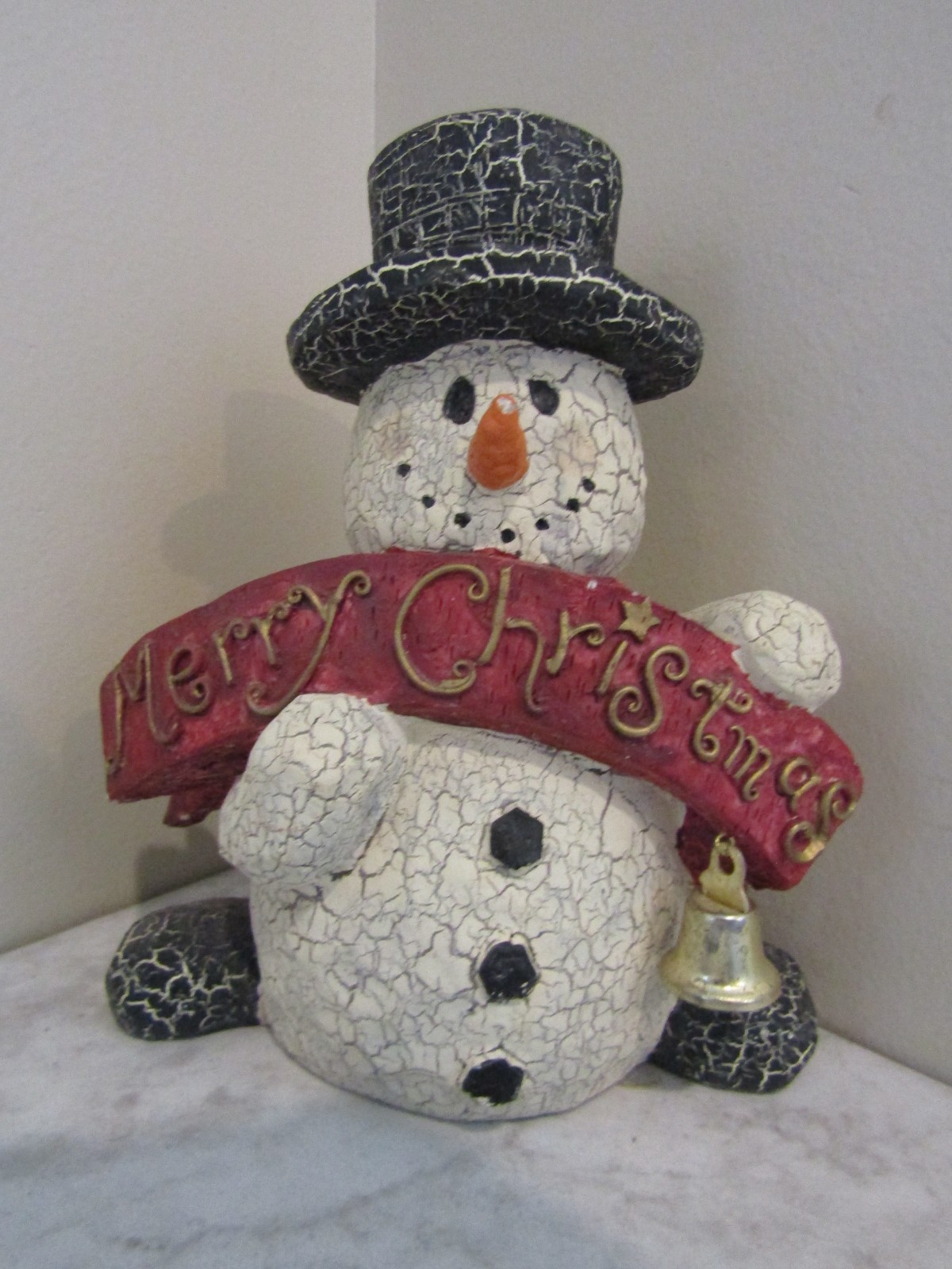 Vintage Christmas Snowman Candle Holder 7