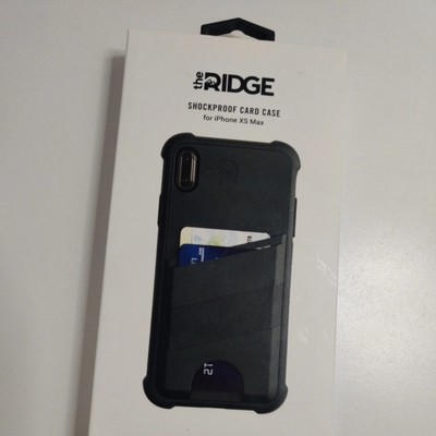 The Ridge Wallet - Shockproof card case iPhone XS Max Black | eBay The Ridge Wallet - Shockproof card case iPhone XS Max Black | eBay