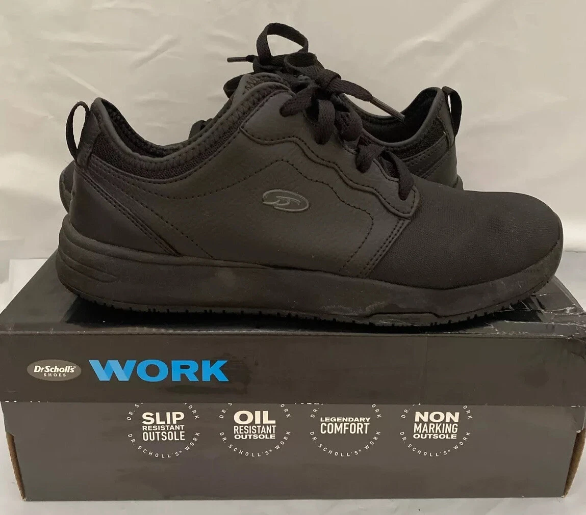Dr. Scholl s Drive F4179M1006 SR Work Shoes Women s Size 8.5 W Black Free Ship