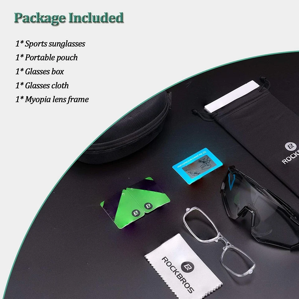 ROCKBROS Gafas Polarizadas Ciclismo Gafas de Sol Deportes Marco Completo Gafas de Pesca Foto 4 de 4