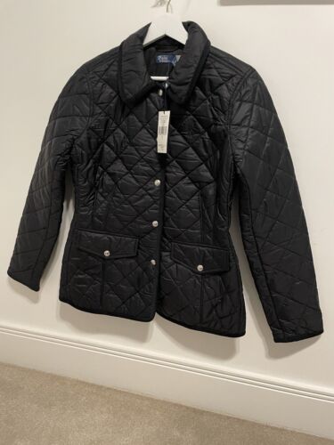 Polo Ralph Lauren Women Quilted Jacket Black Size Small - Picture 3 of 12