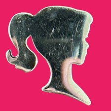 PINK BARBIE Pin Doll Silhouette Ponytail