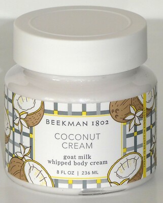 Beekman 1802 Coconut Cream Goat Milk Whipped Body Cream 8 fl oz New Sealed
