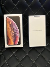 Apple iPhone Xs 64gb Empty Box ONLY Gold Instructions and Stickers Included