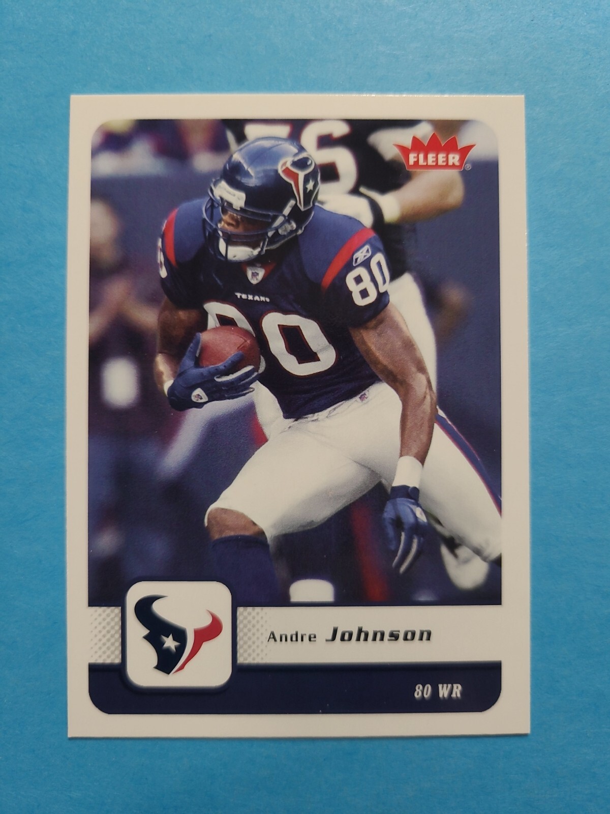 ANDRE JOHNSON 2006 FLEER FOOTBALL CARD # 39 F8607