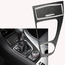 Real Carbon Fiber Interior Console Gear Shift Panel Trim Fits 17-22 Q60 Q60s