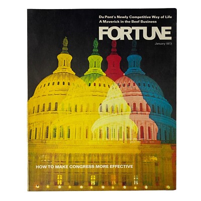 Fortune Magazine January 1973 How To Make Congress More Effective No Label VG