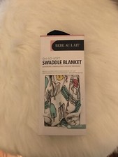 Bebe au Lait Swaddle Blankets Premium Muslin Cotton Unisex 47x47