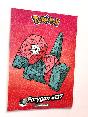 pocoran商品 2025 POKEMON STAINED GLASS Crystal Card #137 PORYGON Kanto Peru