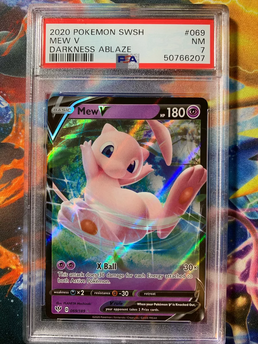 Card Mew V 69/189 da coleção Darkness Ablaze