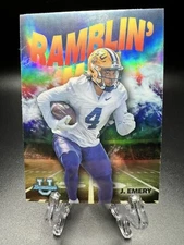2022 Bowman Chrome University Ramblin Man Holo #RM-7 John Emery LSU SP