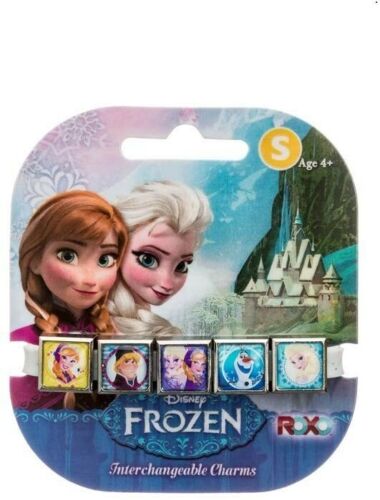 Brand New Frozen 5-Charm Bracelet - Small With Interchangeable Charms Size Small