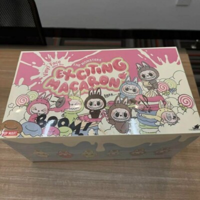 POPMART LABUBU THE MONSTERS Exciting MACARON 6 Types set Box Plush