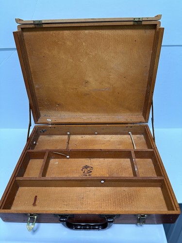Anco Bilt Art Supply Pallet Box Case Vintage metà secolo con forniture originali - Foto 7 di 10