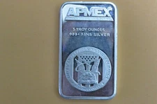 5 TROY OZ APMEX SILVER BAR