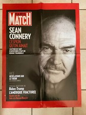 Sean Connery 007 Poster Paris Match 3731 Affiche Presse Novembre 2020 80 x 60
