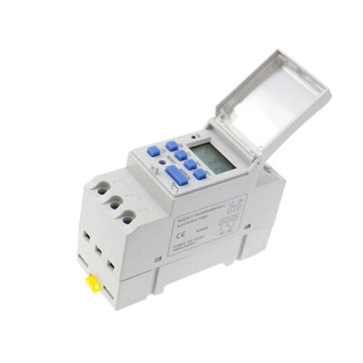 DC 24V Digital LCD Power Programmierbare DIN Timer Zeitschaltuhr Relais 16A,