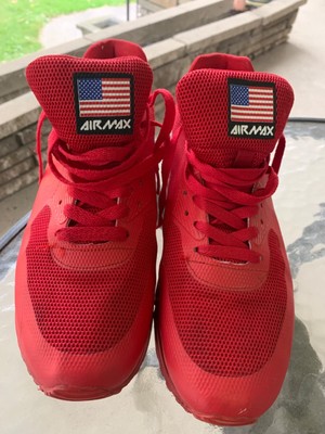 Nike Air Max 90 Hyperfuse USA Independence Day Running Shoes | eBay