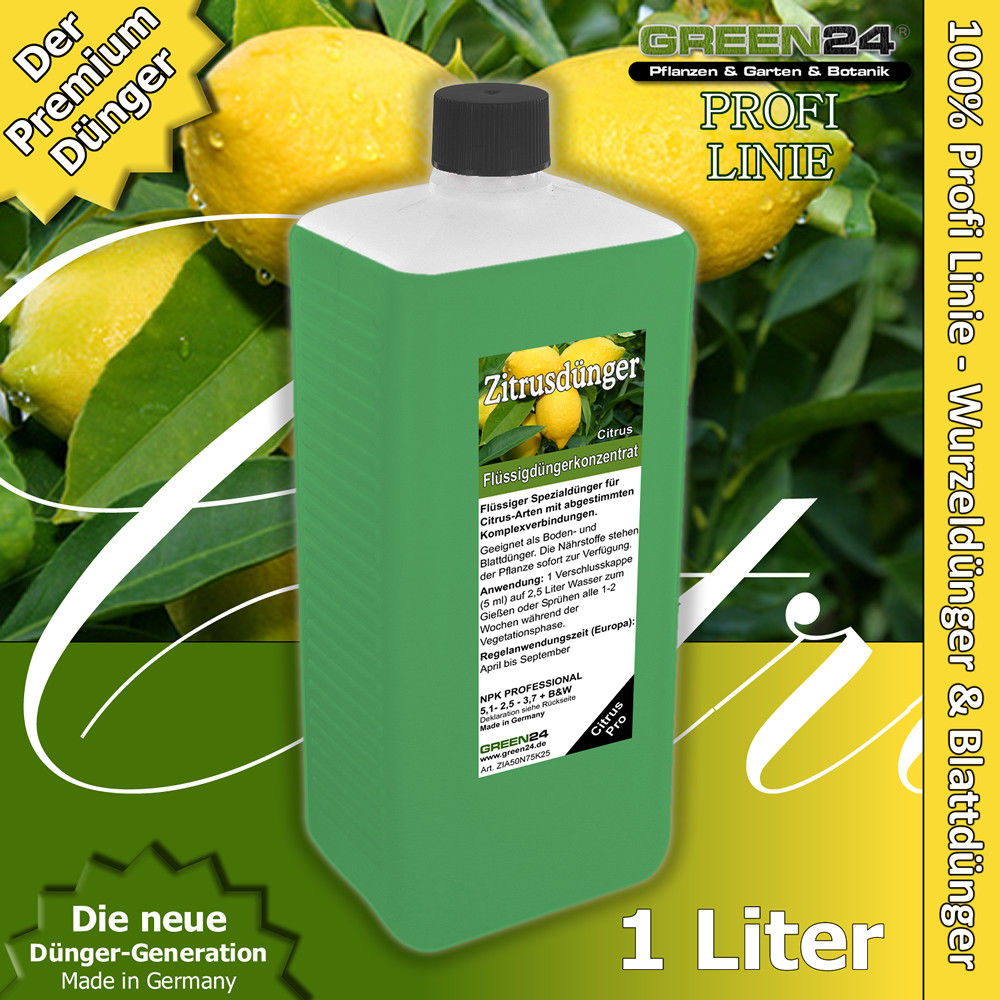Zitrus-Dnger XL 1 Liter Citrus NPK Flssigdnger f. Zitronen Apfelsinen  Kumquat | eBay.de