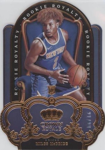 2021-22 Panini One and One Miles McBride /35 Rookie RC Purple 