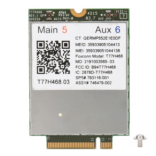 Wireless Network Card For LT4211 4G Module LTE WWAN Board 793116-001 T77H New