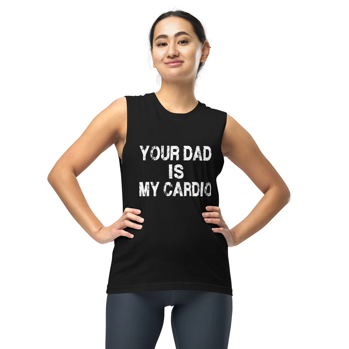 Gym tank tops funny sale