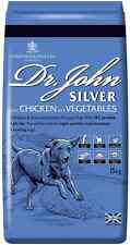 Dr John Silver Dry Dog Food 15kg Chicken & Vegetables Active Working Adult Dogs 1.52 per kilo